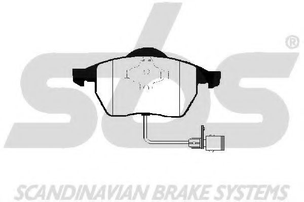 1501224729 SBS Brake System Brake Pad Set, disc brake