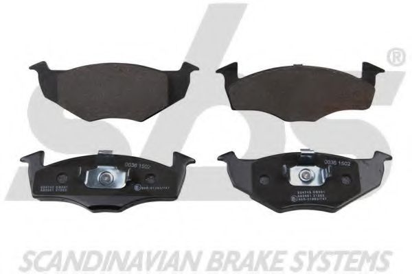 1501224743 SBS Brake Pad Set, disc brake