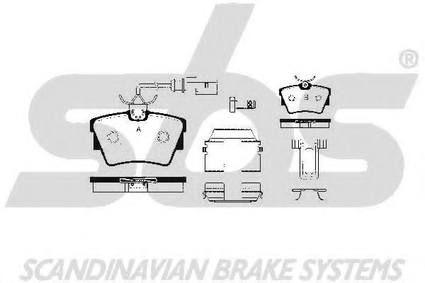 1501224747 SBS Brake Pad Set, disc brake