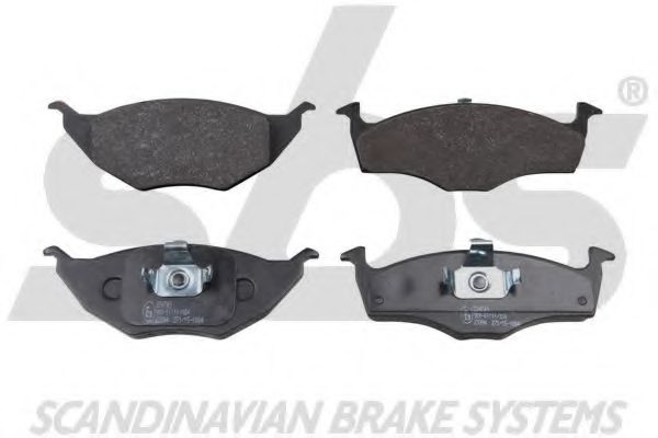 1501224749 SBS Brake System Brake Pad Set, disc brake