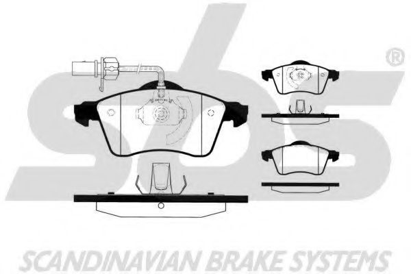 1501224750 SBS Brake System Brake Pad Set, disc brake