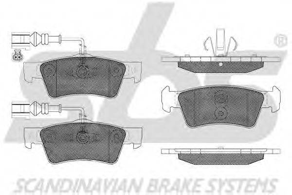 1501224767 SBS Brake Pad Set, disc brake