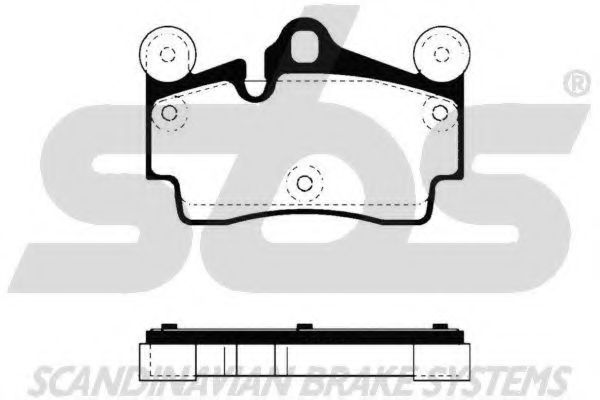 1501224773 SBS Brake Pad Set, disc brake