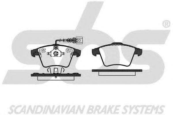 1501224783 SBS Brake Pad Set, disc brake