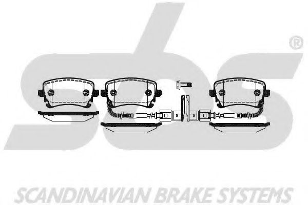 1501224786 SBS Brake Pad Set, disc brake