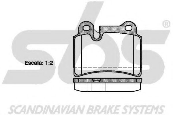 1501224793 SBS Brake Pad Set, disc brake