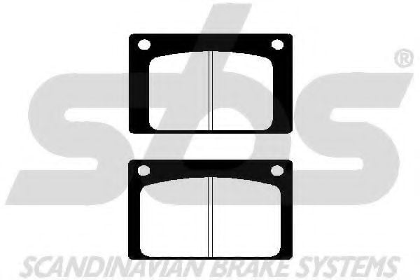 1501224802 SBS Brake Pad Set, disc brake