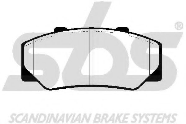 1501224805 SBS Brake Pad Set, disc brake