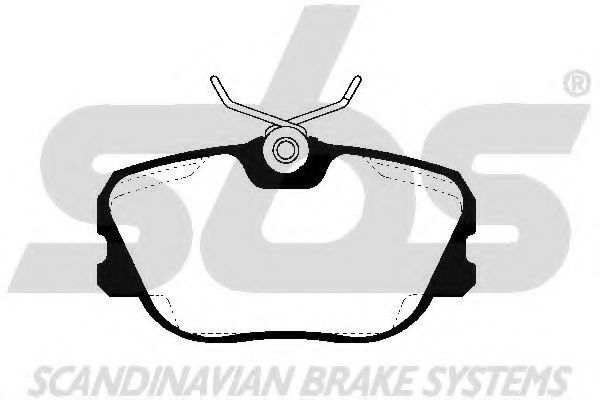 1501224807 SBS Brake Pad Set, disc brake