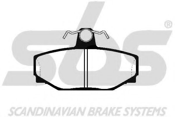 1501224809 SBS Brake Pad Set, disc brake