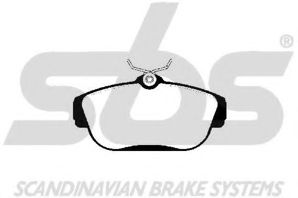1501224811 SBS Brake System Brake Pad Set, disc brake