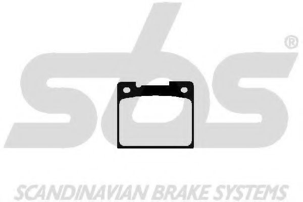 1501224813 SBS Brake System Brake Pad Set, disc brake