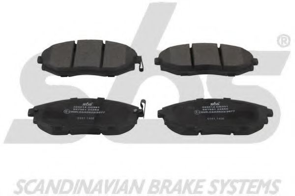 1501225014 SBS Brake Pad Set, disc brake