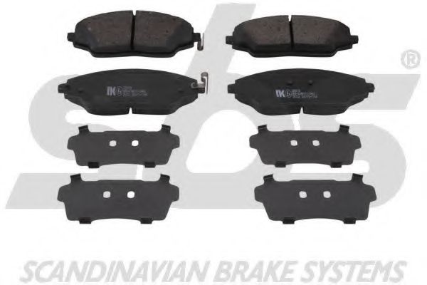 1501225018 SBS Brake System Brake Pad Set, disc brake