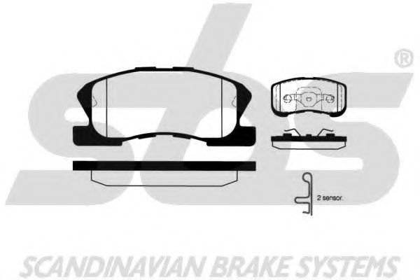 1501225112 SBS Brake System Brake Pad Set, disc brake