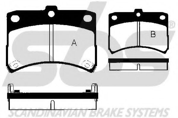 1501225113 SBS Brake Pad Set, disc brake