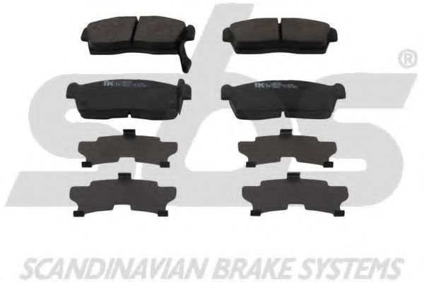 1501225225 SBS Brake Pad Set, disc brake