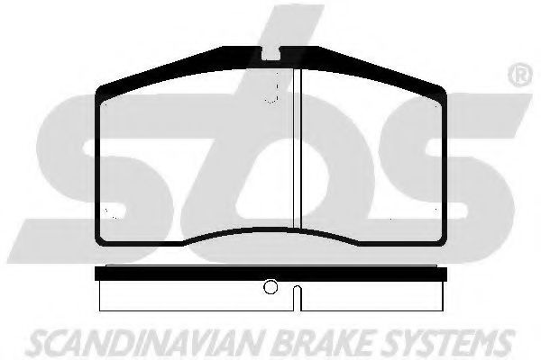 1501225606 SBS Brake System Brake Pad Set, disc brake