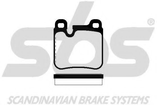 1501225607 SBS Brake System Brake Pad Set, disc brake