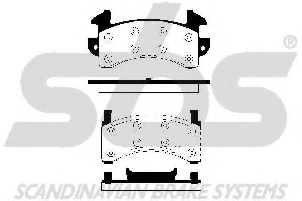 1501229201 SBS Brake Pad Set, disc brake