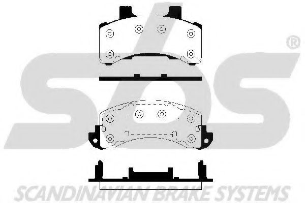 1501229202 SBS Brake Pad Set, disc brake