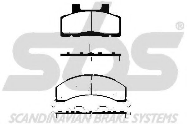1501229205 SBS Brake Pad Set, disc brake