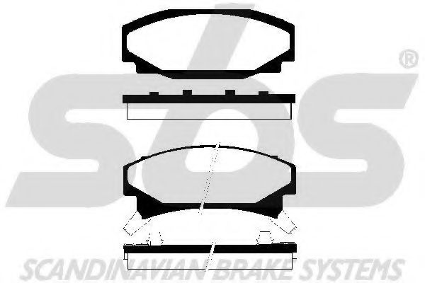 1501229208 SBS Brake Pad Set, disc brake