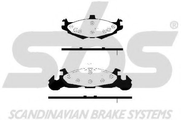 1501229302 SBS Brake Pad Set, disc brake