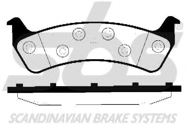 1501229312 SBS Brake Pad Set, disc brake