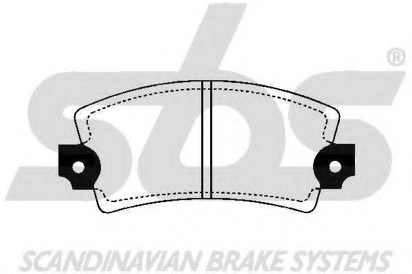 1501229921 SBS Brake Pad Set, disc brake