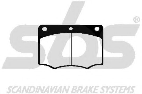 1501229924 SBS Brake Pad Set, disc brake