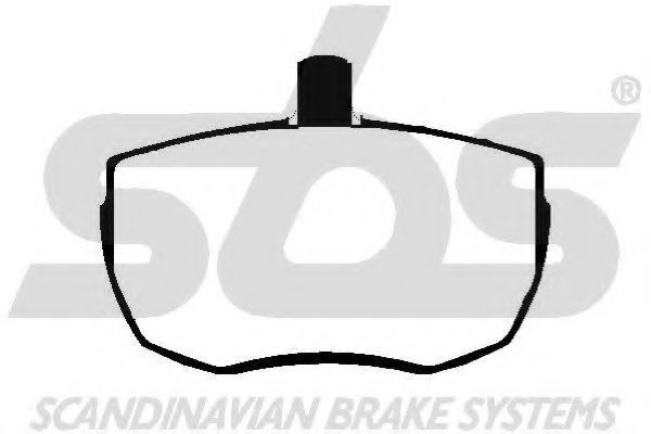 1501229930 SBS Brake System Brake Pad Set, disc brake