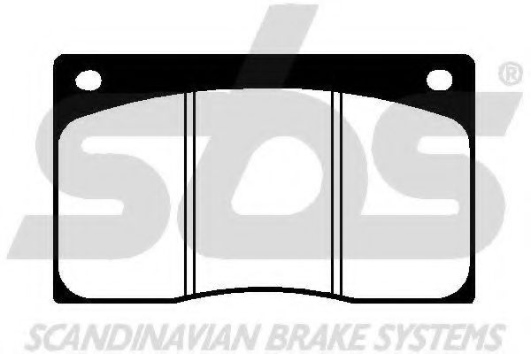 1501229944 SBS Brake Pad Set, disc brake