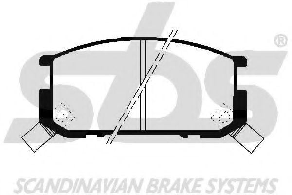 1501229947 SBS Brake Pad Set, disc brake