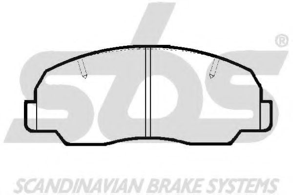 1501229948 SBS Brake Pad Set, disc brake