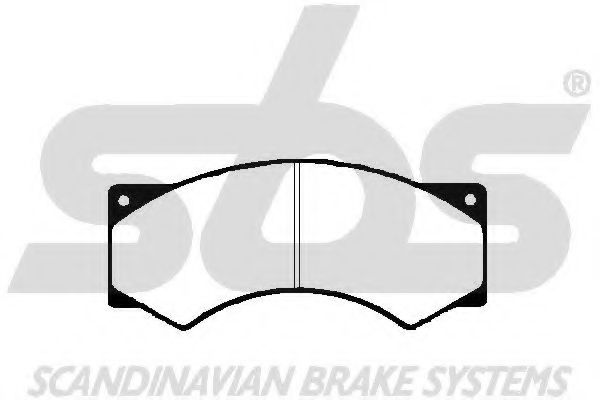 1501229950 SBS Brake System Brake Pad Set, disc brake