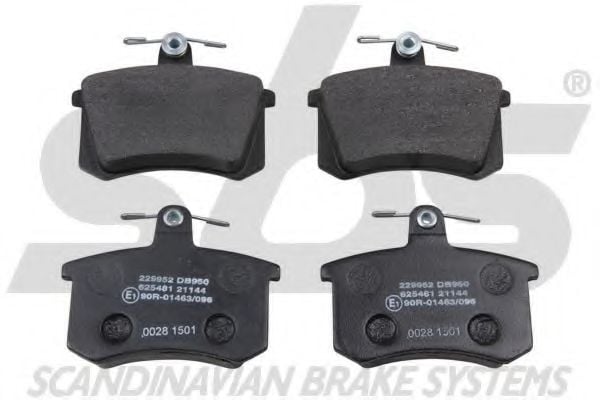 1501229952 SBS Brake Pad Set, disc brake