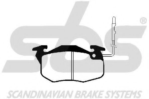 1501229953 SBS Brake Pad Set, disc brake