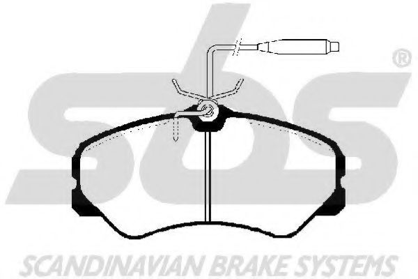1501229954 SBS Brake Pad Set, disc brake