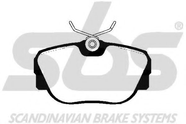 1501229960 SBS Brake System Brake Pad Set, disc brake