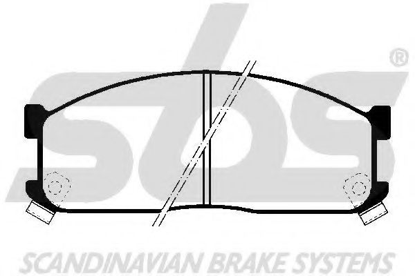 1501229961 SBS Brake Pad Set, disc brake