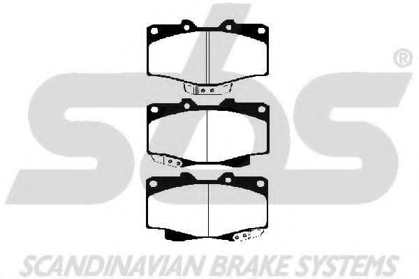 1501229962 SBS Brake Pad Set, disc brake