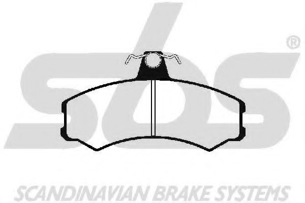 1501229964 SBS Brake Pad Set, disc brake