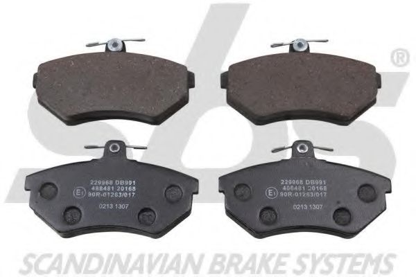1501229968 SBS Brake Pad Set, disc brake