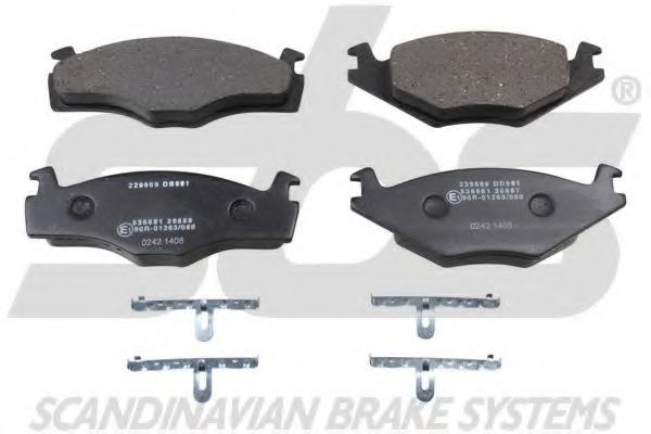 1501229969 SBS Brake System Brake Pad Set, disc brake