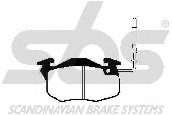1501229971 SBS Brake System Brake Pad Set, disc brake
