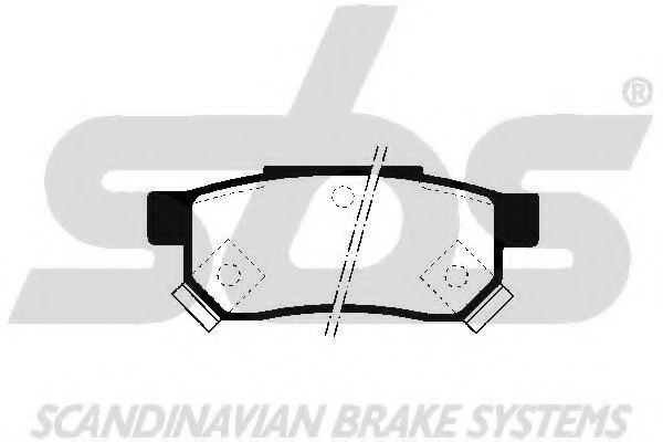1501229972 SBS Brake Pad Set, disc brake