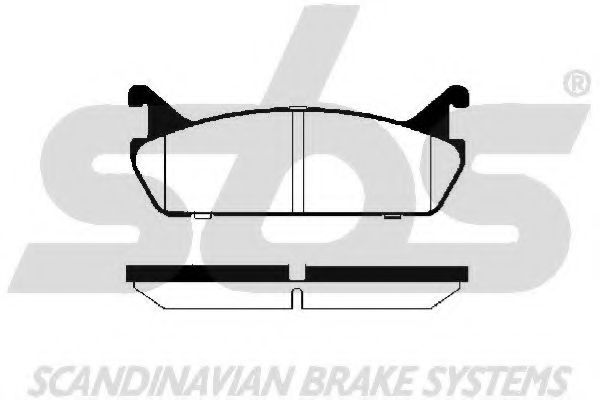 1501229973 SBS Brake Pad Set, disc brake