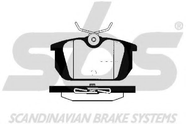 1501229983 SBS Brake Pad Set, disc brake