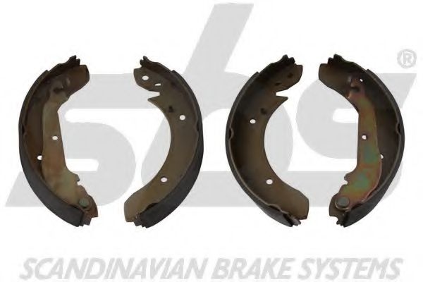 18492725356 SBS Brake System Brake Shoe Set